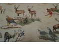 Gobelin fabric with wiild animals