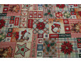 Gobelin fabric with Christmas decoration
