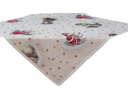 Tablecloth Santa Claus Lurex
