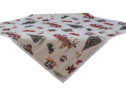 Tablecloth Xmas Reindeer...